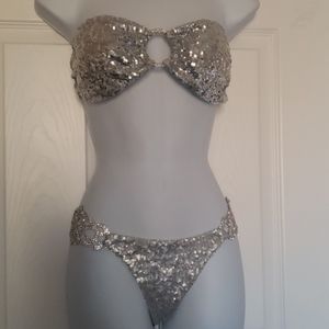 Grey Pinkini swimsuit